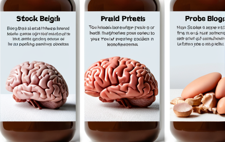 Here are three image prompts for Stable Diffusion, each designed to capture a distinct aspect of the provided text on alternative proteins for brain health: